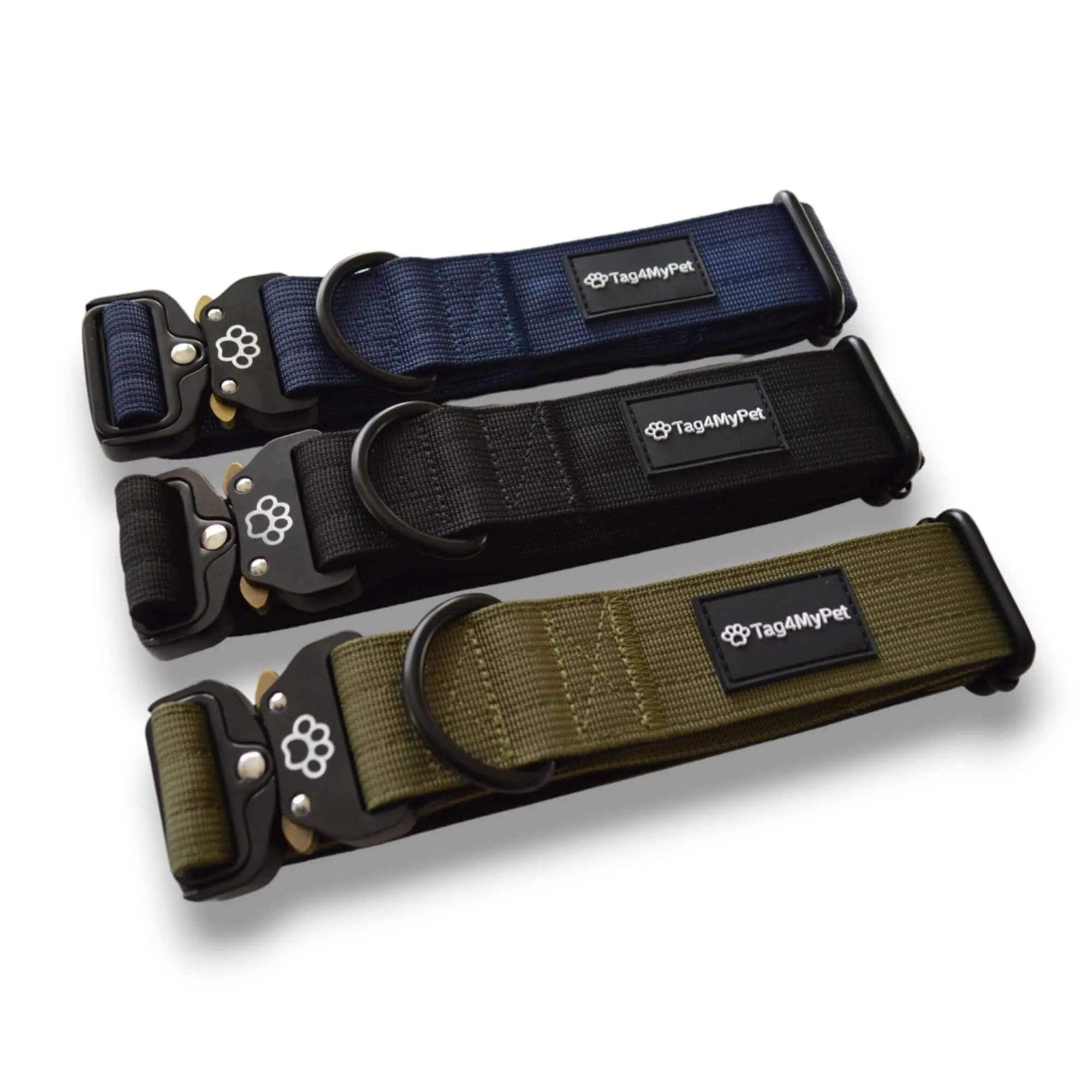 Tactical Dog Collar with a Free Custom Dog Tag