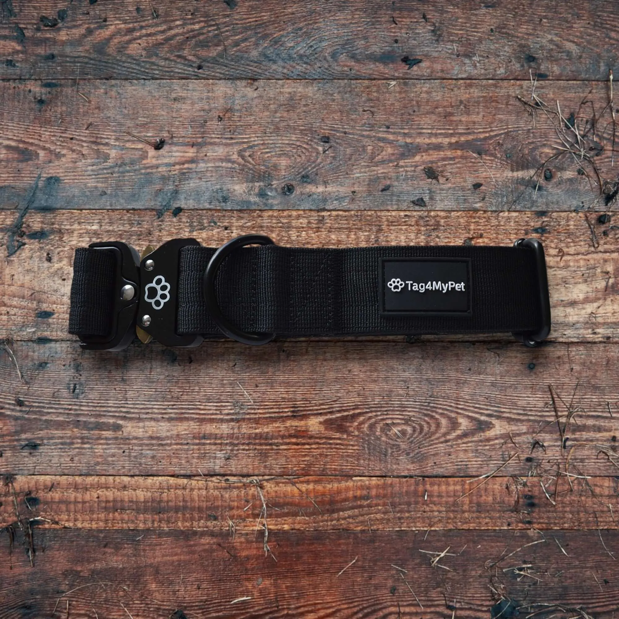 Tactical Dog Collar with a Free Custom Dog Tag