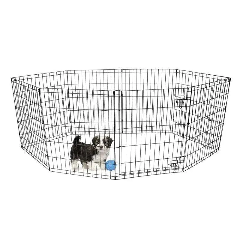 Vibrant Life 8-Panel Pet Play Pen with Door