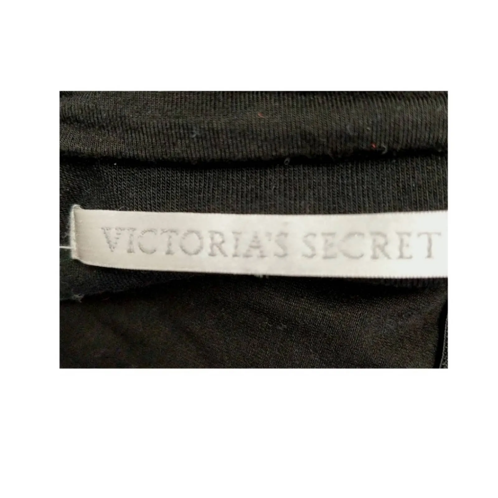 VICTORIA'S SECRET Black Plunge Sundress with Gold Rings Small